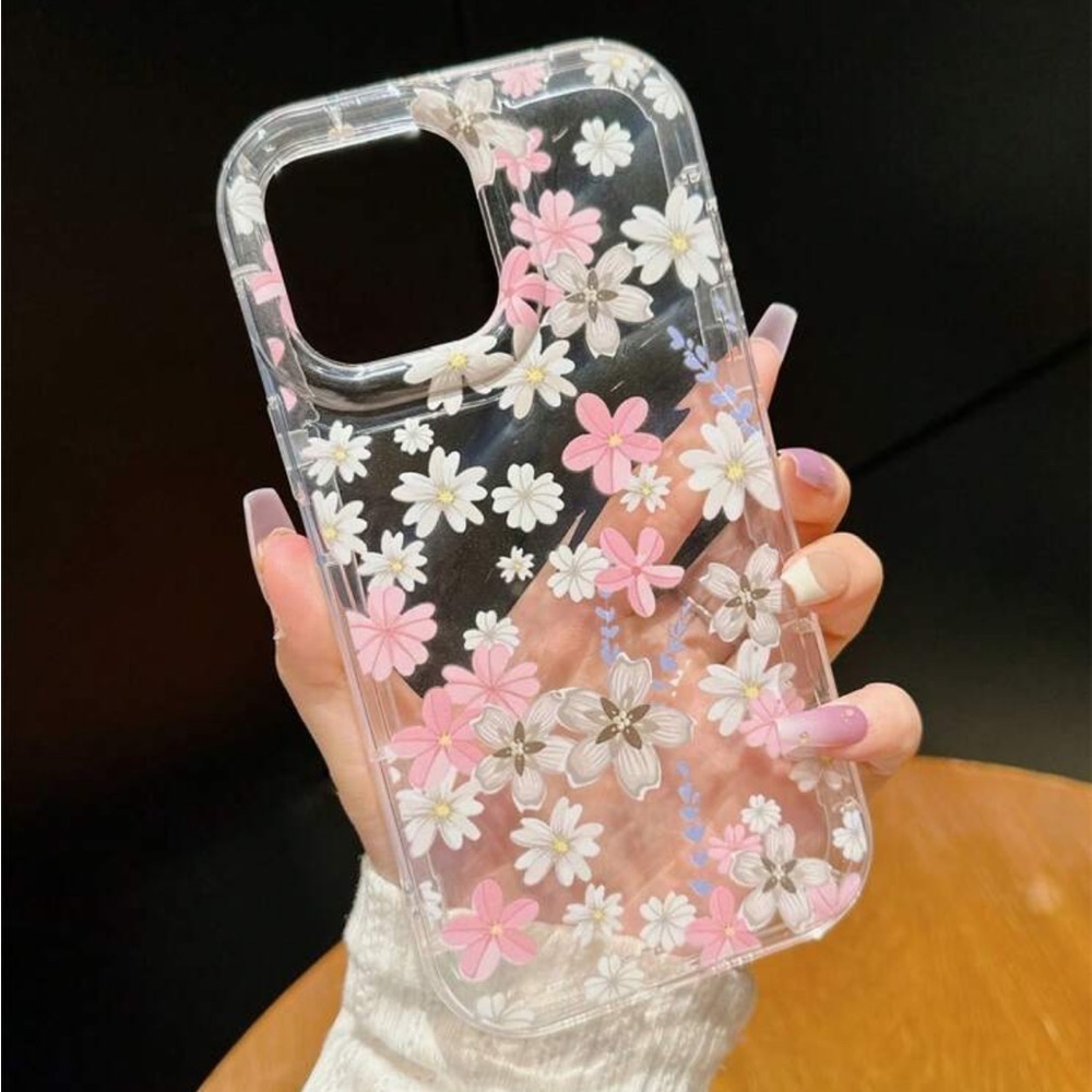 ⚠️Clearance iPhone 14/Pro/Pro Max Pink Floral Phone Case - Picture 3 of 4